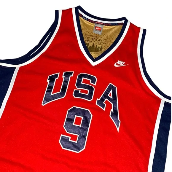 Vintage Nike Jordan 1984 Olympic USA Legends Jersey XL (E)